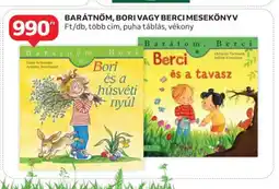 Auchan Barátnőm, Bori vagy Berci mesekönyv ajánlat