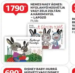 Auchan Nemes Nagy Ágnes: Nyúlanyu Húsvéta vagy Zelk Zoltán: A három nyúl ajánlat