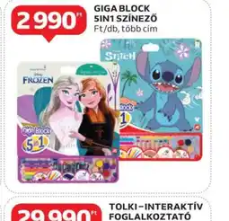 Auchan Giga Block 5in1 Színező ajánlat