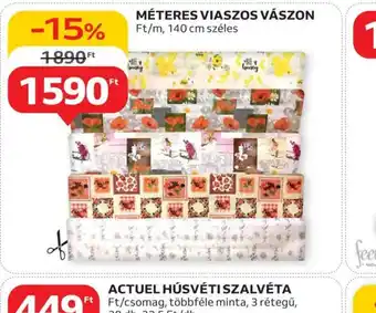 Auchan Méteres viaszos vászon ajánlat