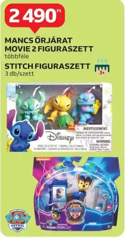 Auchan Mancs őrjárat movie 2 figuraszett ajánlat