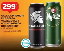 Auchan Gallica premium pils belga világos stb. Dobozos sör ajánlat