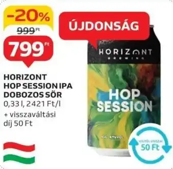 Auchan Horizont hop session ipa dobozos sör ajánlat