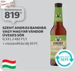 Auchan Szent andrás bandibá vagy magyar vándor üveges sör ajánlat