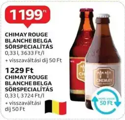 Auchan Chimay rouge blanche belga sörspecialítás stb. ajánlat