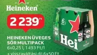 Auchan Heineken üveges sör multipack ajánlat