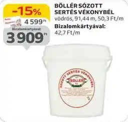 Auchan Böllér sózott sertés vékonybél ajánlat