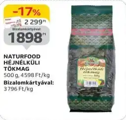 Auchan Naturfood héjnélküli tökmag ajánlat