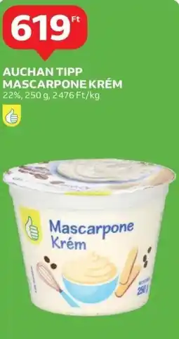 Auchan Auchan tipp mascarpone krém ajánlat