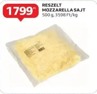 Auchan Reszelt mozzarella sajt ajánlat