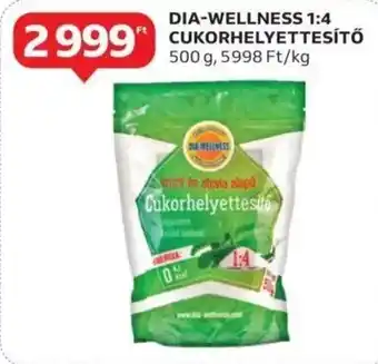 Auchan Dia-wellness 1:4 cukorhelyettesítő ajánlat