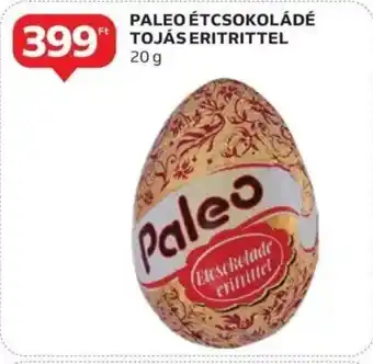 Auchan Paleo étcsokoládé tojás eritrittel ajánlat