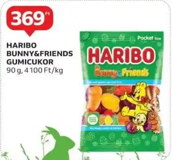 Auchan Haribo bunny&friends haribo gumicukor ajánlat