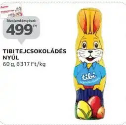 Auchan Tibi tejcsokoládés nyúl ajánlat