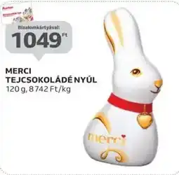 Auchan Merci tejcsokoládé nyúl ajánlat