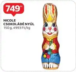 Auchan Nicole csokoládé nyúl ajánlat