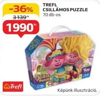 Auchan Trefl csillámos puzzle ajánlat