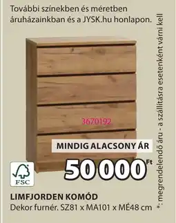 JYSK Limfjorden komód ajánlat