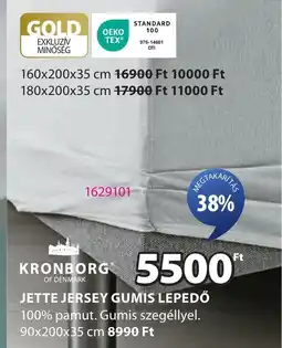 JYSK Kronborg jette jersey gumis lepedő ajánlat