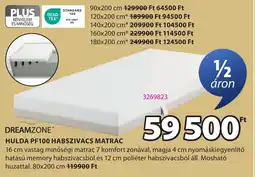 JYSK Dreamzone hulda pf100 habszivacs matrac ajánlat