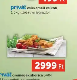 PRIVÁT Privat csirkemell csíkok ajánlat