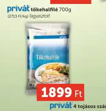 PRIVÁT Privat Tőkehalfilé ajánlat