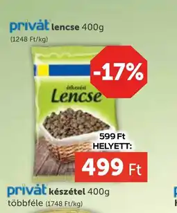 PRIVÁT Privat Lencse ajánlat