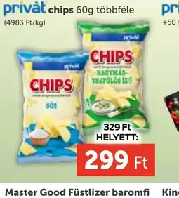 PRIVÁT Privat Chips 60g Többféle ajánlat