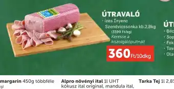 PRIVÁT Útraval Ízes Ínyenc Szendvics Sonka ajánlat