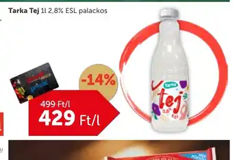 PRIVÁT Tarka Tej 2,8% ESL palackos ajánlat