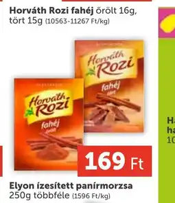 PRIVÁT Horvath Rozi fahéj őrölt 16g. tört 15g ajánlat