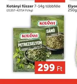 PRIVÁT Kotányi fűszer 7-14g többféle ajánlat