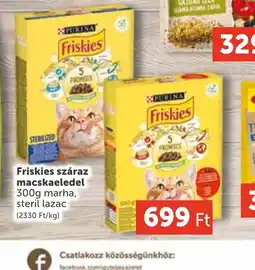 PRIVÁT Friskies száraz macskaeledel ajánlat