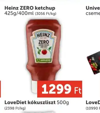 PRIVÁT Heinz ZERO ketchup ajánlat