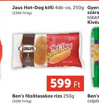 PRIVÁT Jaus Hot-Dog kifli ajánlat