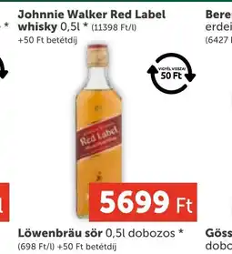 PRIVÁT Johnnie Walker Red Label whisky ajánlat