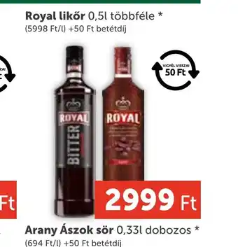 PRIVÁT Royal Likőr 0,5l Többféle ajánlat