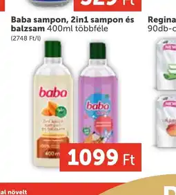 PRIVÁT Babo sampon, 2in1 sampon és balzsam ajánlat