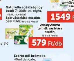 PRIVÁT Naturella Egészségügyi Betét ajánlat