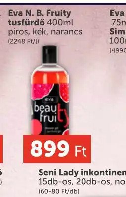 PRIVÁT Éva N.B. Fruity tusfürdő ajánlat