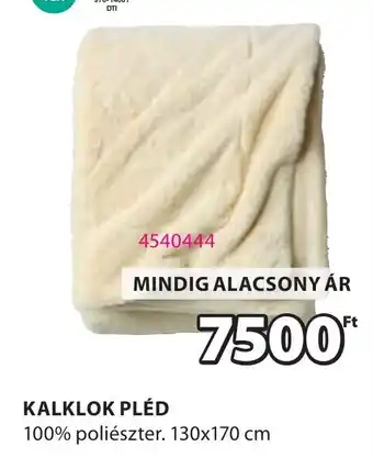 JYSK Kalklok pléd ajánlat