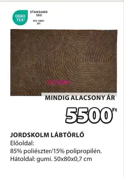 JYSK Jordskolm lábtörlő ajánlat