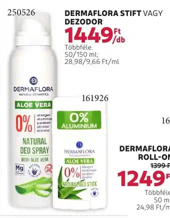 Rossmann Dermaflora stift vagy dezodor ajánlat