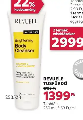 Rossmann Revuele tusfürdő ajánlat