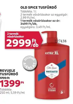 Rossmann Old spice tusfürdő ajánlat