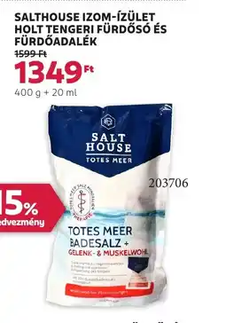 Rossmann Salthouse izom-ízület holt tengeri fürdősó és fürdőadalék ajánlat