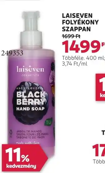 Rossmann Laiseven folyékony szappan ajánlat