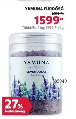 Rossmann Yamuna fürdősó ajánlat