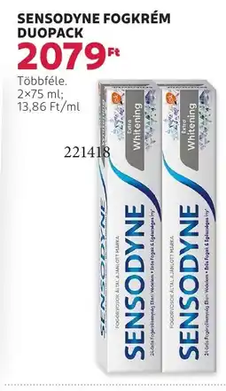 Rossmann Sensodyne fogkrém duopack ajánlat