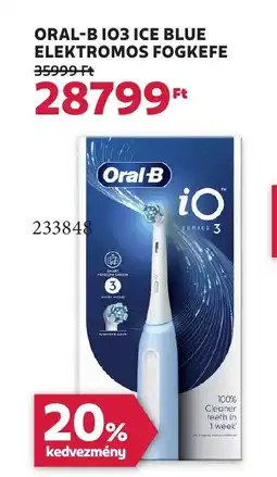 Rossmann Oral-b 103 ice blue elektromos fogkefe ajánlat